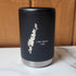Little Sebago Lake Engraved  Beer Can Cooler- Black